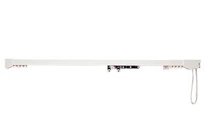 Silent Gliss 3900 White Corded Metal Curtain Track