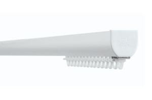 Silent Gliss 6840 Uncorded Aluminium White Curtain Track