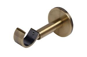 Speedy 28mm Alexia Antique Brass Metal Curtain Pole - Thumbnail 2