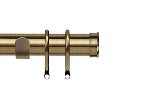 Speedy 35mm End Cap Curtain Pole Antique Brass