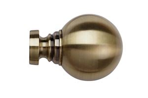 Speedy 35mm Globe Antique Brass Finial