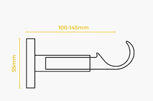 Speedy 35mm Globe Eyelet Pole Black - Thumbnail 3