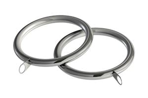 Speedy 35mm Curtain Pole Rings Chrome