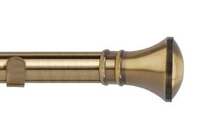 Speedy 35mm Trumpet Eyelet Pole Antique Brass - Thumbnail 1