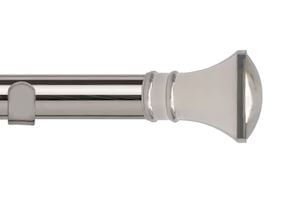 Speedy 35mm Trumpet Eyelet Pole Satin Silver