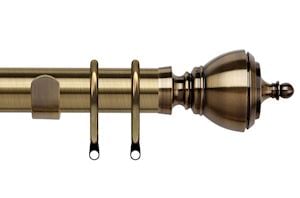 Speedy 35mm Vienna Curtain Pole Antique Brass