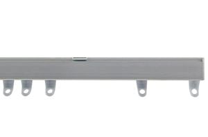 Speedy Fineline Uncorded Curtain Track Aluminium Silver