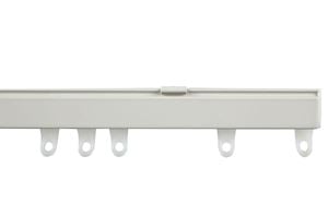 Speedy Fineline Uncorded Curtain Track Aluminium White - Thumbnail 1