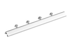 Speedy Fineline Uncorded Curtain Track Aluminium White - Thumbnail 4