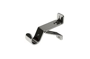 Swish 28mm Wall Fixed Bracket Satin Steel