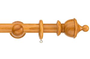 Swish 35mm Naturals Urn Antique Pine Wooden Curtain Pole - Thumbnail 1