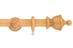 Swish 35mm Naturals Urn Natural Oak Wooden Curtain Pole - Thumbnail 1