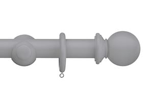 Swish 35mm Romantica Pebble Ball Wooden Curtain Pole