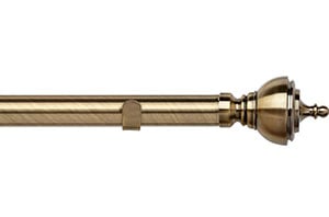 Speedy 28mm Vienna Eyelet Pole Antique Brass