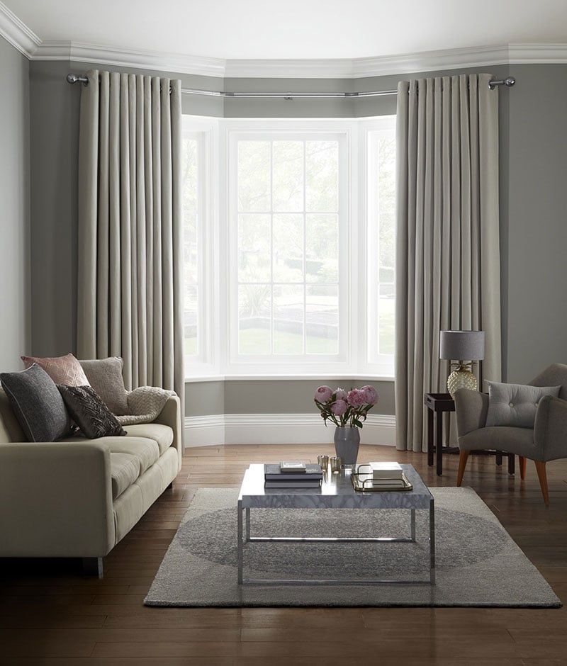 Bay Window Curtain Poles