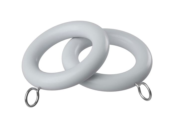 Speedy 28mm Woodland White Wooden Rings