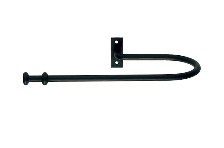 Artisan Stopper Black Wrought Iron Curtain Holdback