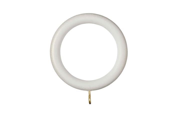Rolls 55mm Museum Wooden Rings Cream Gold Wash