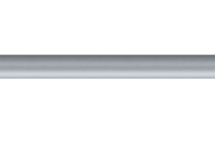 Hallis Arc 25mm Soft Silver Pole Only
