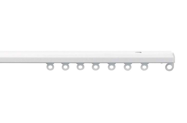 Integra Discreet White Metal Ceiling Fix Curtain Track