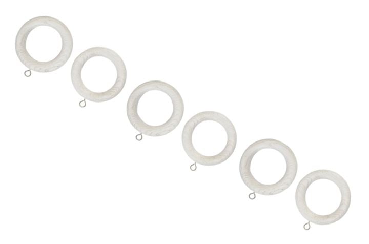 Laura Ashley Haywood 35mm White Wooden Rings