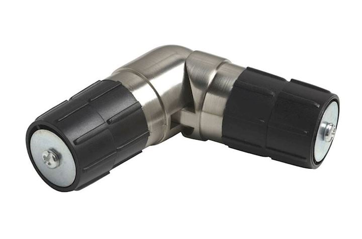 Speedy 28mm Single Corner Joint Satin Silver
