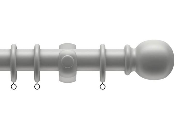 Speedy 28mm Victory Grey Wooden Curtain Pole