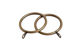 Speedy 28mm Nikola Metal Curtain Pole Antique Brass - Thumbnail 3