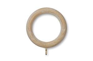 Hallis Eden 35mm Oatmeal Wooden Rings - Thumbnail 1