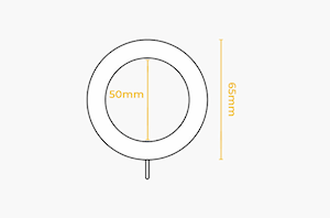 Jones 35mm Shore Wooden Rings Black - Thumbnail 2