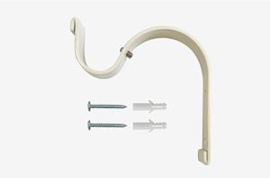 Laura Ashley 28mm Swirl Curtain Pole Cream - Thumbnail 3