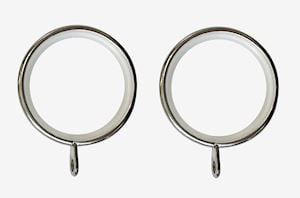 Laura Ashley 28mm Vivien Curtain Pole Chrome - Thumbnail 4