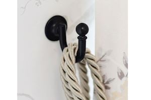 Laura Ashley Black Classic Tieback Hook - Thumbnail 2