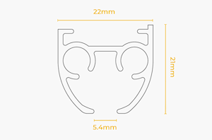 Silent Gliss 6840 Uncorded Aluminium White Curtain Track - Thumbnail 3